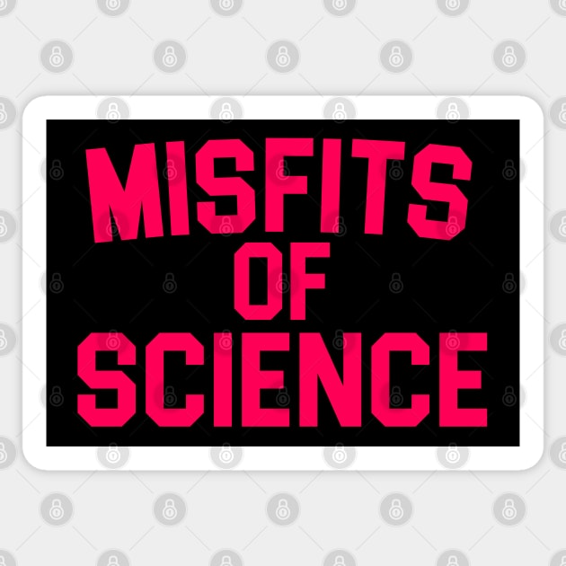 Misfits of Science ● 80s TV Show Club Shirt Sticker by darklordpug